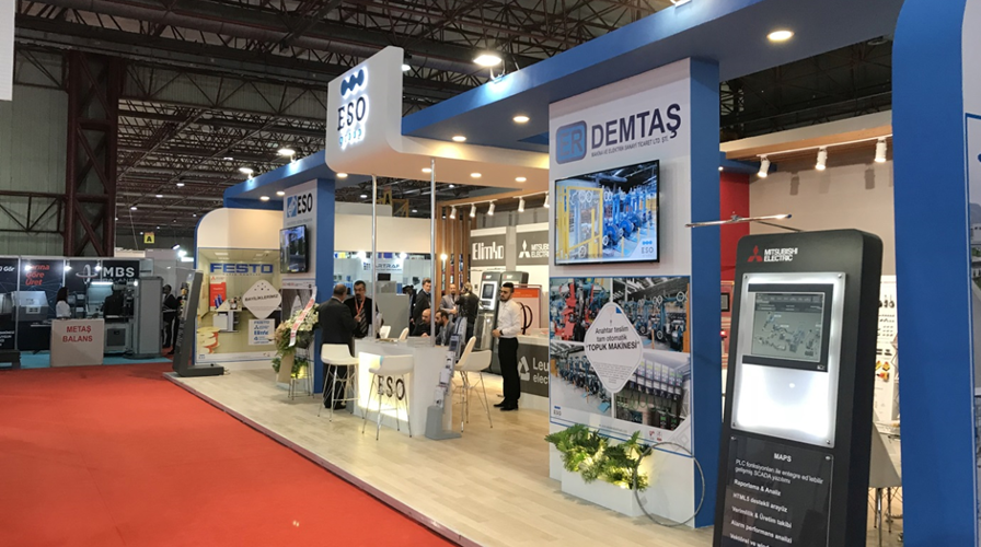 Erdemtaş Makine Met with the Industry at Santek 2017 Exhibition